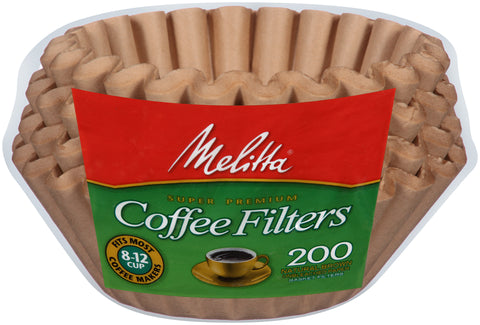 MELITTA SUPER PREMIUM NATURAL BROWN BASKET FILTERS