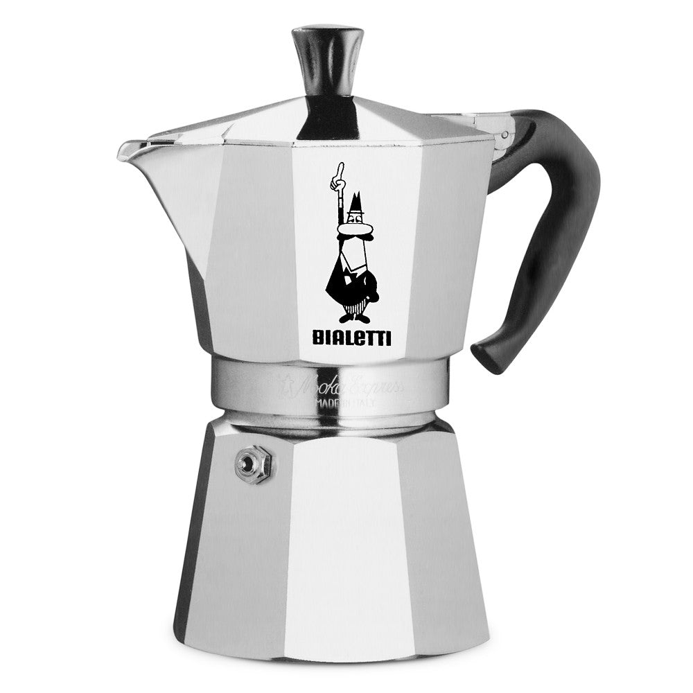 Bialetti Moka Express 3 Cup Italian Coffee Stovetop Espresso Maker  Percolator